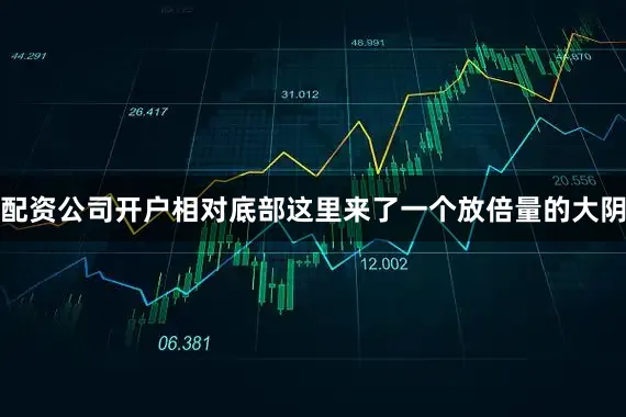 配资公司开户相对底部这里来了一个放倍量的大阴